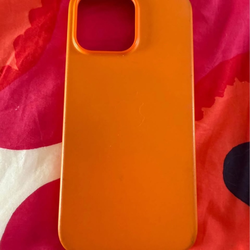 Apple Vibrant Orange Phone Case